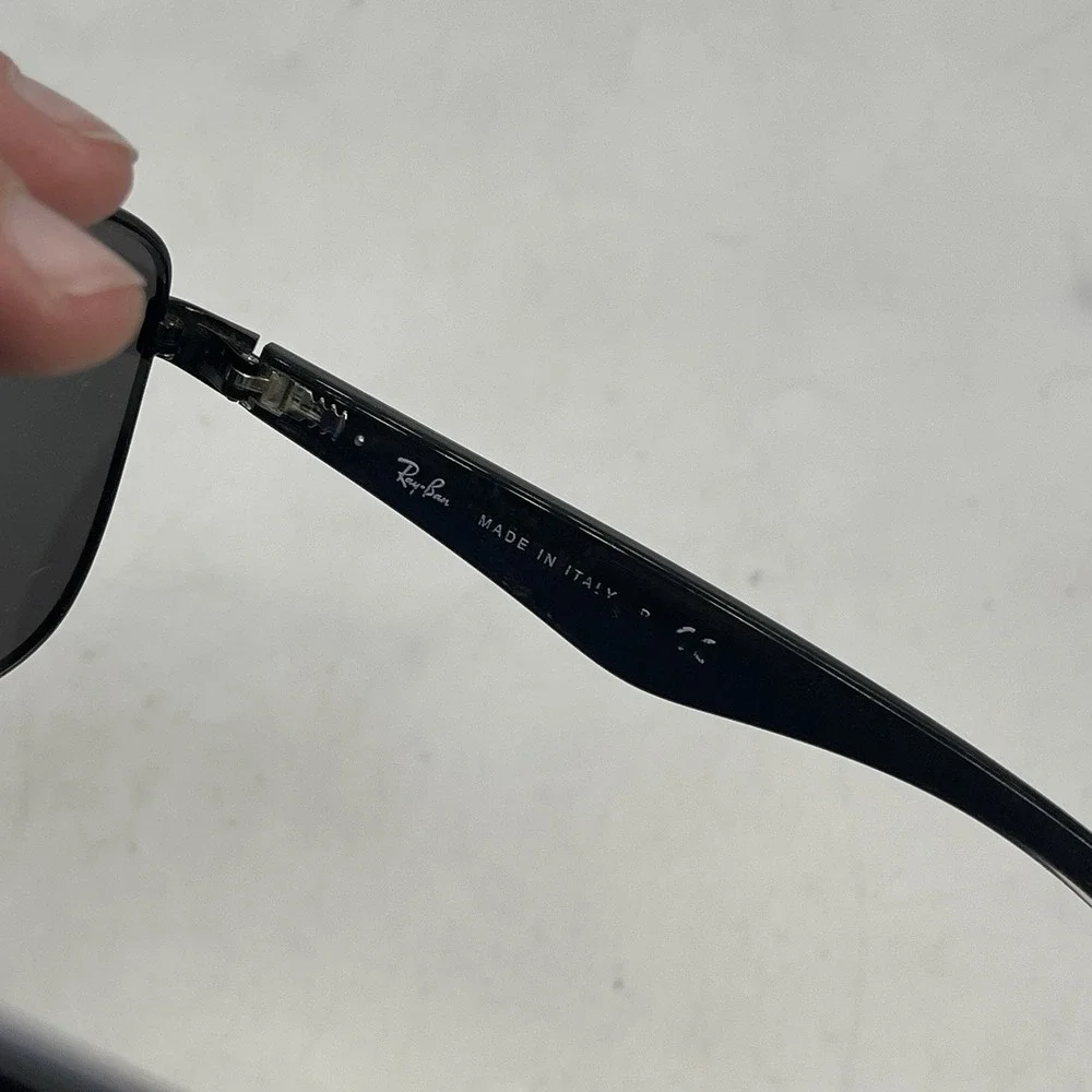 Ray-Ban RB3533 002/71 Sunglasses Black FRAMES ONLY 57-17-140 Excellent Condition